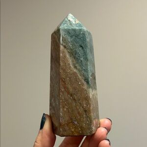 Ocean Jasper Multicolor Crystal Tower